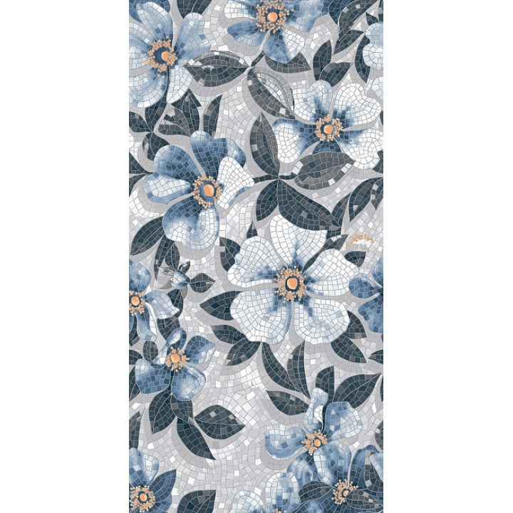 SG591002R | Розелла синий декорированный лаппатированный Ковры