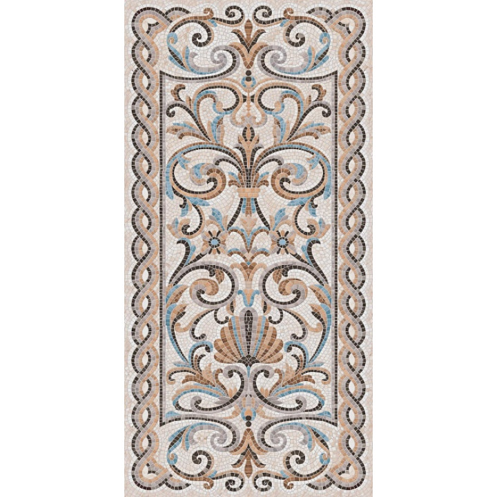 SG590802R | Мозаика беж декорированный лаппатированный Ковры