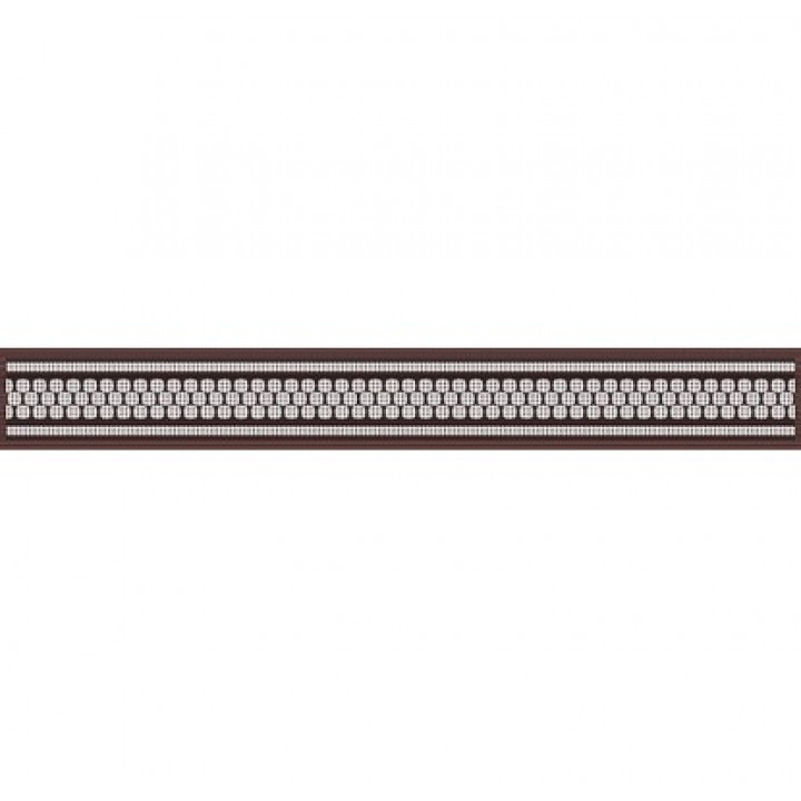 Керамический бордюр Эрмида 56-03-15-1020-2 коричневый
