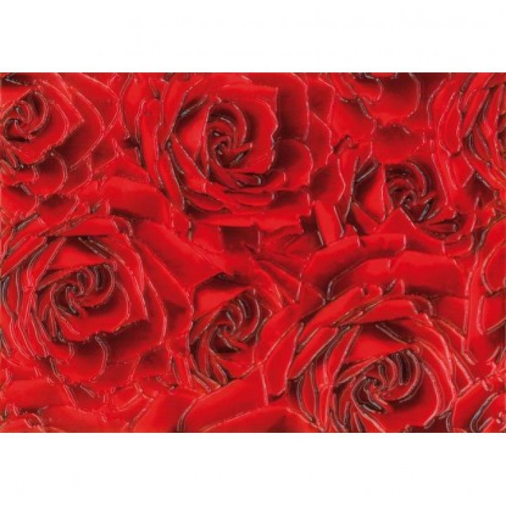 Керамический декор Престиж Роза красный