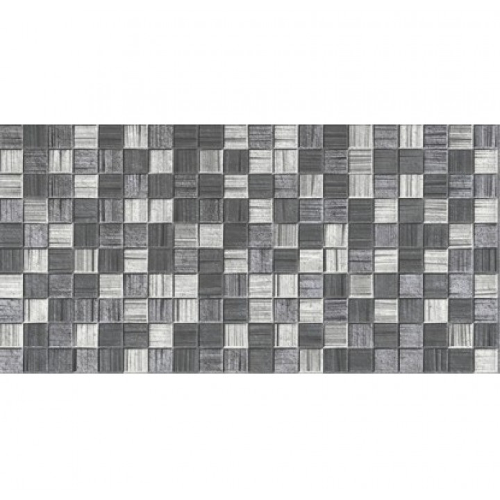 Керамическая плитка Мегаполис темно-серая мозайка