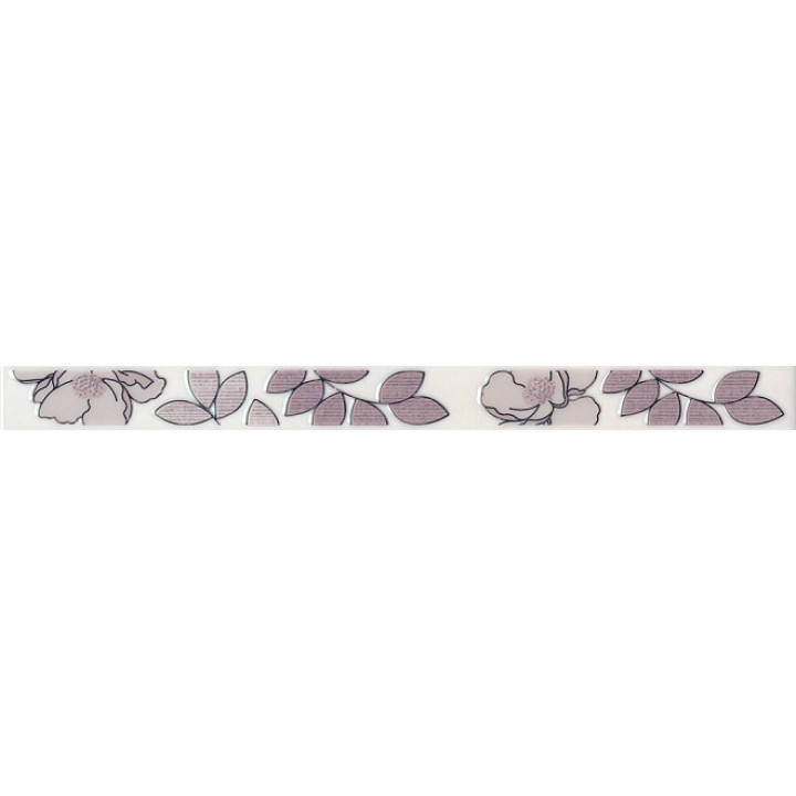 STG\C235\15010 | Бордюр Ньюпорт Цветы фиолетовый Ньюпорт от Kerama Marazzi