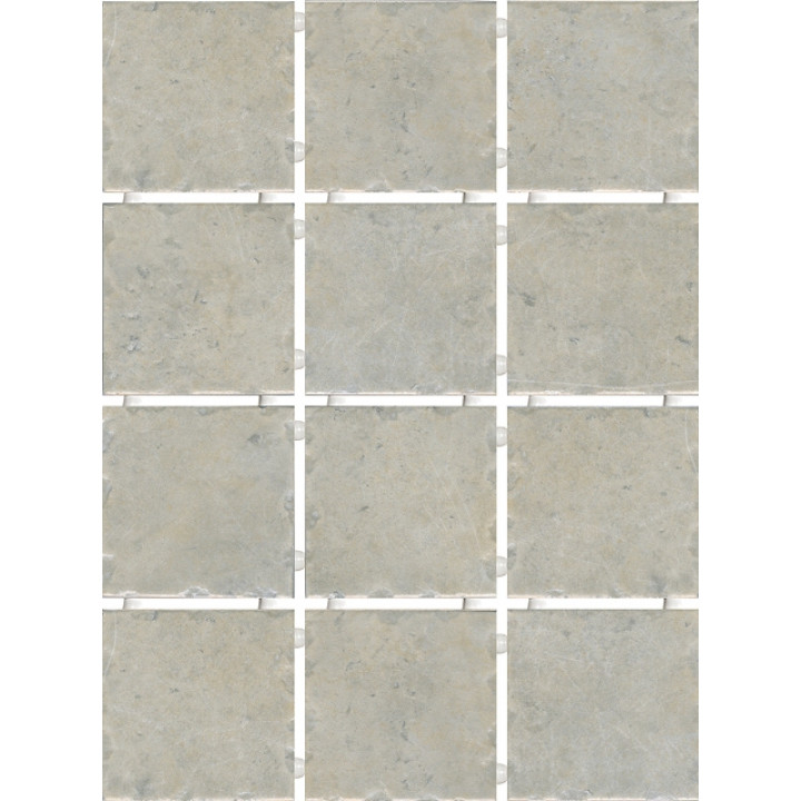 1255T | Каламкари серый, полотно 30х40 из 12 частей 9,9х9,9 Каламкари от Kerama Marazzi