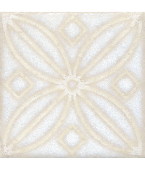 Вставка Амальфи орнамент белый