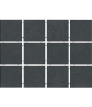 Амальфи черный, полотно 30х40 из 12 частей 9,9х9,9