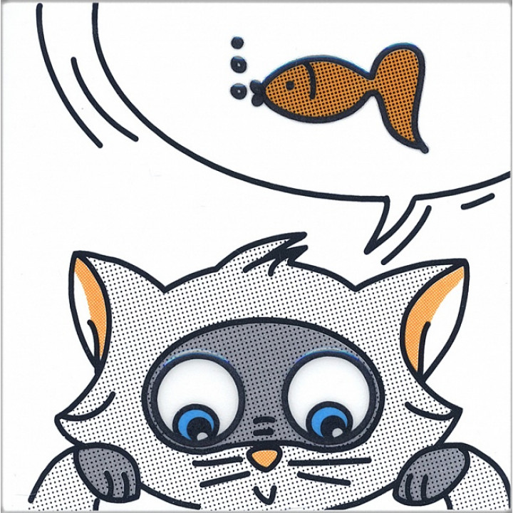 NT\A133\5009 | Декор Кошки-Мышки. Рыбка Кошки-Мышки от Kerama Marazzi