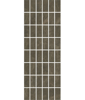 Декор Лирия коричневый мозаичный