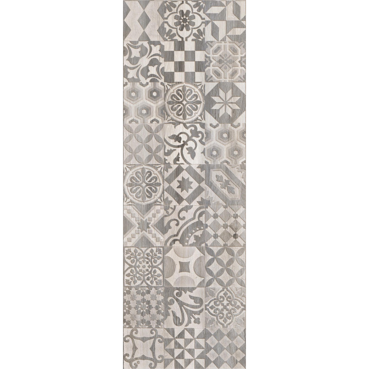 1664-0166 | Настенная плитка декор2 Альбервуд 1664-0166 20x60 белая Lasselsberger Ceramics