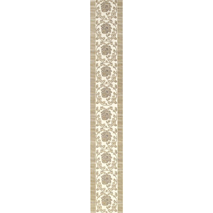 1503-0041 | Бордюр настенный Белла 1503-0041 6х40 серый Lasselsberger Ceramics