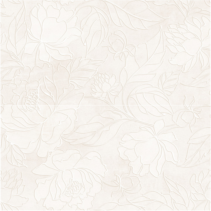 1604-0034 | Панно настенное Дюна 1604-0034 40x40 цветы (комплект) Lasselsberger Ceramics
