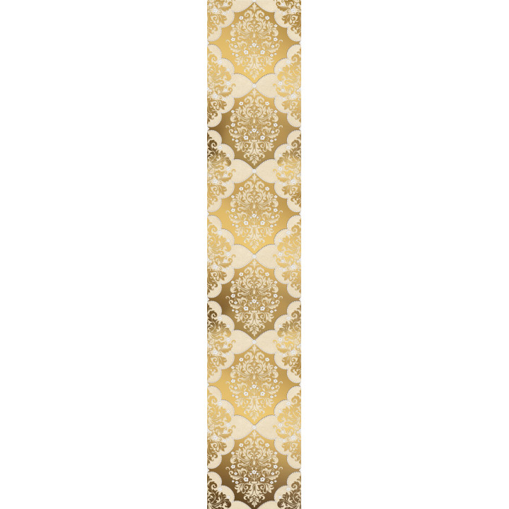 1507-0011 | Бордюр настенный Магриб 1507-0011 7,75x45 золотой Lasselsberger Ceramics