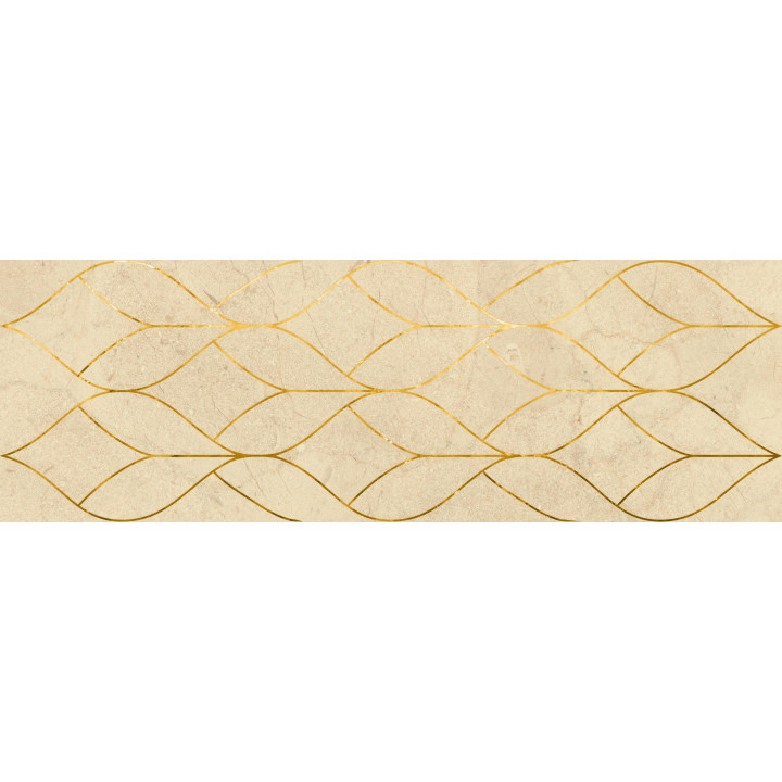 1664-0157 | Настенная плитка декор Миланезе Дизайн 1664-0157 20х60 тресс крема Lasselsberger Ceramics