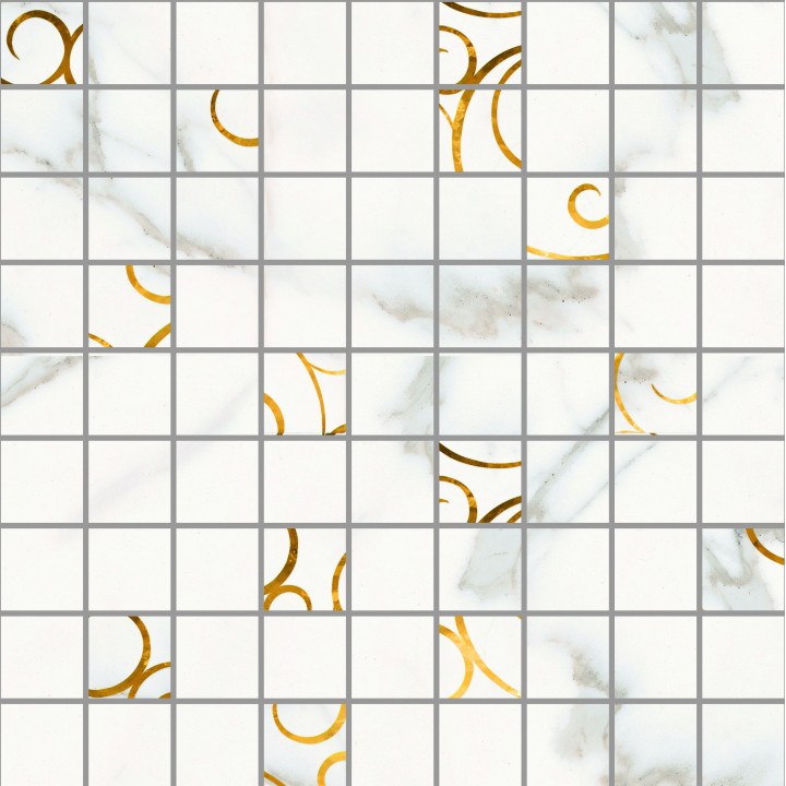 1932-1084 | Настенная плитка мозаика Миланезе Дизайн 1932-1084 30х30 натуральный Lasselsberger Ceramics