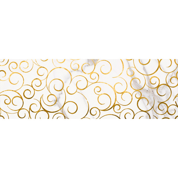 1664-0140 | Настенная плитка декор Миланезе Дизайн 1664-0140 20х60 флорал каррара Lasselsberger Ceramics