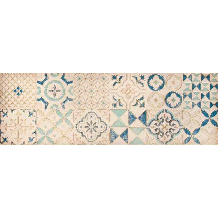 1664-0179 | Настенная плитка декор Парижанка 1664-0179 20x60 арт-мозаика Lasselsberger Ceramics