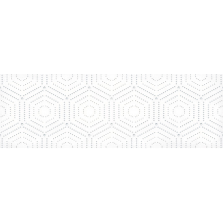1664-0183 | Настенная плитка декор Парижанка 1664-0183 20x60 геометрия белая Lasselsberger Ceramics