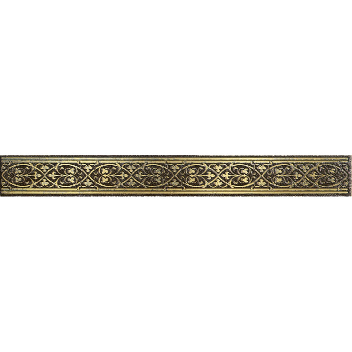 1502-0578 | Бордюр настенный Катар 1502-0578 2,8х25 коричневый Lasselsberger Ceramics